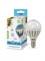 Фото Лампа светодиодная LED-ШАР-standard 3.5Вт 160-260В Е14 4000К ASD